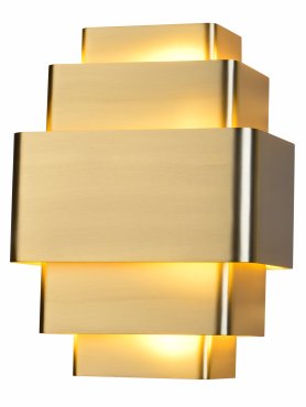 Artdelight Layers - applique murale - 12 x 20 x 27,5 cm - bronze