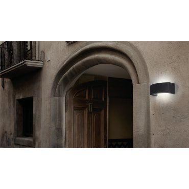 Faro Ancora - applique murale - 26,4 x 11 x 9 cm - IP44 - gris foncé