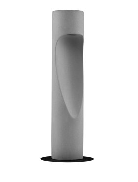 Nova Luce Nodino - lampe de jardin - Ø 18 x 50 cm - 6W LED inclus - IP65 - gris
