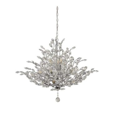 Searchlight Bouquet - lampe suspendue - Ø 84 x 158 cm - chrome