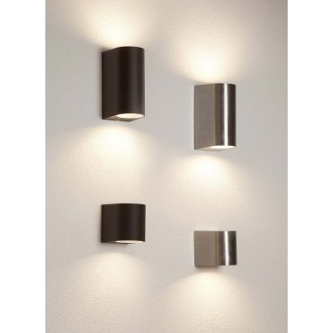 Searchlight Stratton - Applique d'extérieur - 7 x 15 cm - IP44 - noir