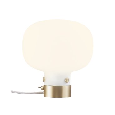 Design for the People Raito - lampe à poser - Ø 20 x 21,2 cm - blanc et laiton