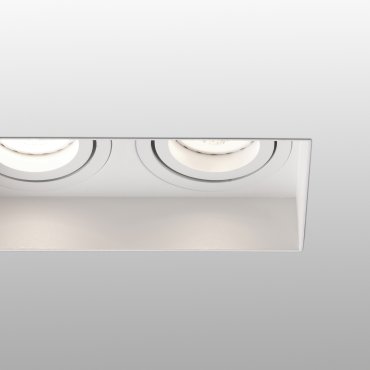 Faro Hyde Trimless - spot encastré - 164 x 82 mm, 182 x 93 mm taille d'encastrement - blanc mat