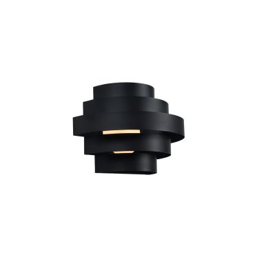 VK Lighting Aleria - applique murale - Ø 37 x 26 cm - 3 niveaux dimmables - 11W LED inclus - noir