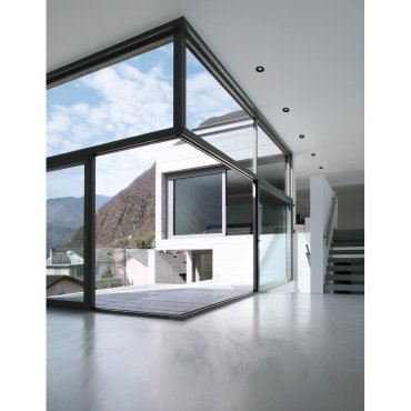 Nova Luce Lazio - spot encastrable - Ø 92 mm, Ø 82 mm encastrable - IP54 - noir