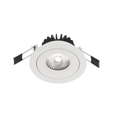 Nova Luce Lazio - spot encastrable - Ø 92 mm, Ø 82 mm encastrable - IP54 - blanc