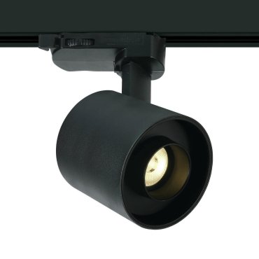 ONE Light Dark Light Tubes - spot sur rail - système de rail triphasé - Ø 6,8 x 6,6 cm - 6W LED inclus - noir