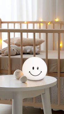 Fischer &amp; Honsel GlowMoji - veilleuse - Ø 13 x 12 cm - LED RGBW 0,3W incluse - blanc