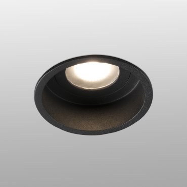 Faro Hyde - spot encastrable - Ø 89 mm, Ø 83 mm encastrable - IP44 - noir mat