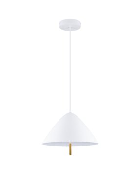 Nova Luce Oros - lampe suspendue - Ø 40 x 150 cm - 17W LED inclus - blanc sablé