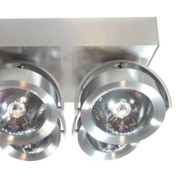 Artdelight Dutchess LED - spot en saillie 4L - 25 x 25 x 17,5 cm - 4 x 13W LED dimmable inclus - aluminium
