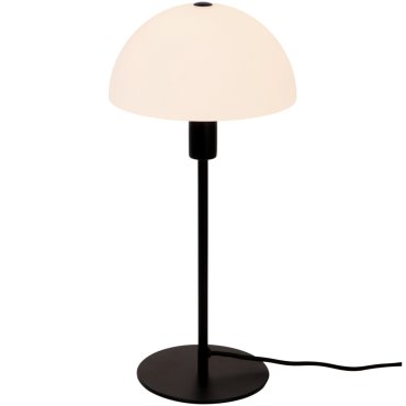 Nordlux Ellen 20 - lampe à poser - Ø 20 x 40 cm - noir et opale