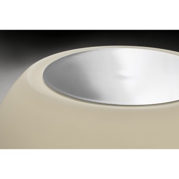 Faro Moy - applique/plafonnier - Ø 14 x 13 cm - 4W LED inclus - IP44 - aluminium satiné