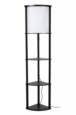 Lucide Menno - lampadaire - 30 x 30 x 162,3 cm - noir