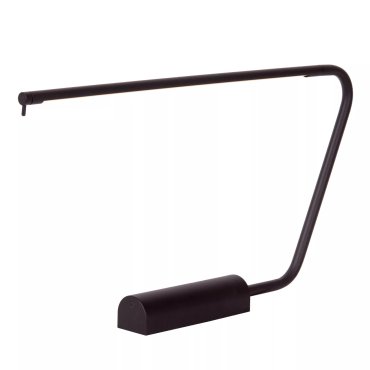 Lucide Madison - lampe de bureau - 62,5 x 5,5 x 33 cm - 6,5W LED dimmable inclus - noir