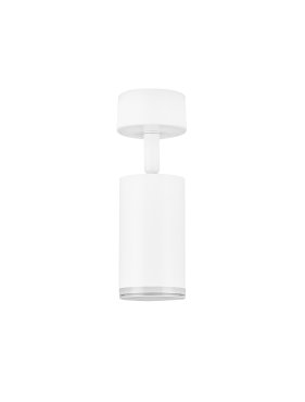 Nova Luce Mao - spot en saillie - Ø 5,5 x 17 cm - IP44 - blanc sable