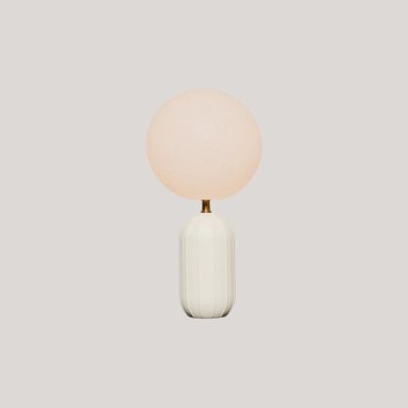 New Garden Monica 50 - lampe de table rechargeable à batterie avec télécommande - Ø 25 x 51,3 cm - 7W LED inclus - IP54 - beige