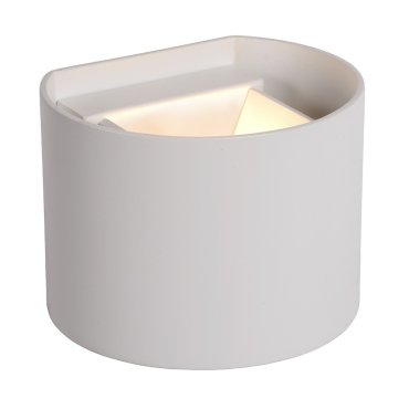 Lucide Xio - applique murale - 11 x 13 x 9,7 cm - 4W LED dimmable inclus - blanc