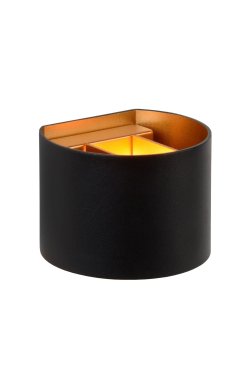 Lucide Xio - applique murale avec angle de faisceau réglable - 11 x 13 x 9,7 cm - LED dimmable 3,5W incluse - noir