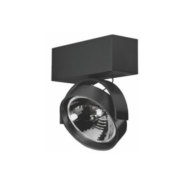 Artdelight Dutchess - spot en saillie 1L - 16 x 6 x 18,9 cm - noir