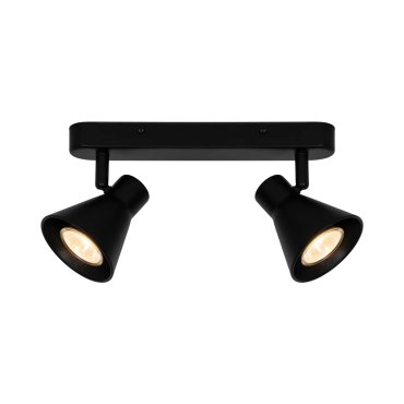 Nordlux Oak 9 - spot en saillie 2L - 28,5 x 8,6 cm - noir