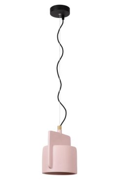 Lucide Ninja - lampe suspendue - 19 x 16 x 120 cm - rose
