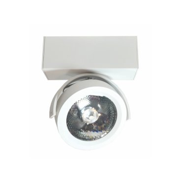 Artdelight Dutchess LED - spot en saillie 1L - 16 x 6 x 19 cm - 13W LED dimmable inclus - blanc