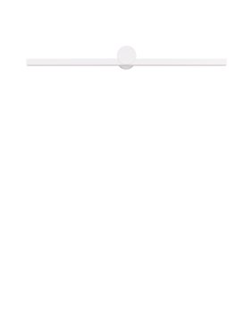 Nova Luce Breggo - applique murale - 81 x 7,5 x 10 cm - 17W LED inclus - IP54 - blanc sablé