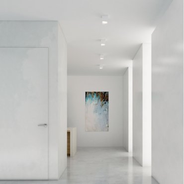 MODÈLE D’EXPOSITION - Maxlight Etna - spot en saillie - 10 x 10 x 11 cm - 10W LED inclus - IP44 - blanc