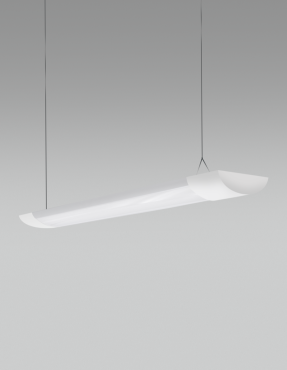 Century Italia Stabila - baguette/mur/plafonnier - 150 x 7,5 x 2,8 cm - 60W LED inclus - blanc