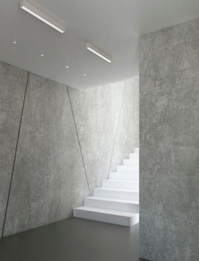 Maxlight Linear - plafonnier - 57 x 5 x 6 cm - 18W LED inclus - blanc