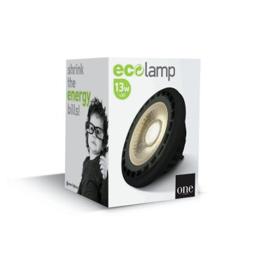 ONE Light R111 GU10 LED - Ø 11,1 x 6,9 cm - GU10 - 13W non-dimmable - noir - 4000K
