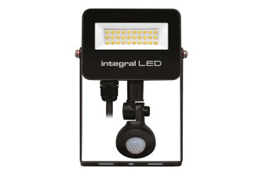 Integral LED Super Slim 2 – projecteur avec détecteur de mouvement – 12,9 x 3,9 x 17,2 cm – 10W LED inclus – via Tuya Smart – couleur de lumière réglable - IP67 – noir