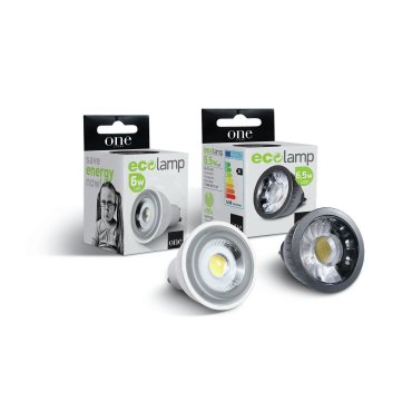 ONE Light MR16 GU10 COB LED Dimmable - Ø 5 x 5,5 cm - GU10 - 6W dimmable - 3000K - blanc