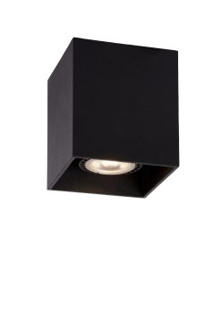 Lucide Bodi Square - spot en saillie - 8,2 x 8,2 x 9,5 cm - noir