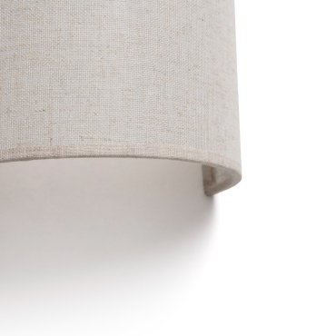 Faro Otton long &amp; round - applique murale - 12,5 x 14,8 x 37 cm - jute clair