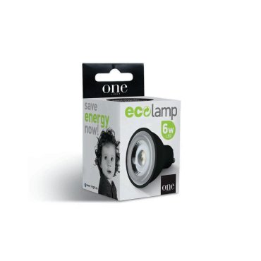 ONE Light 60° COB LED - Ø 5 x 5,5 cm - GU10 - 6W non-dimmersible - 3000K - noir