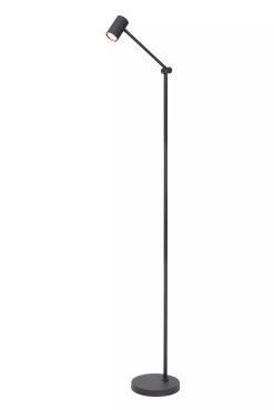 Lucide Tipik - lampadaire rechargeable - 37,3 x 22 x 138 cm - 3 step dimmer - 3W LED inclus - noir