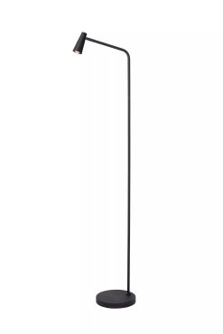 Lucide Stirling - lampadaire rechargeable - 28 x 20 x 137,5 cm - 3 step dimmer - 3W dimmable LED inclus - noir