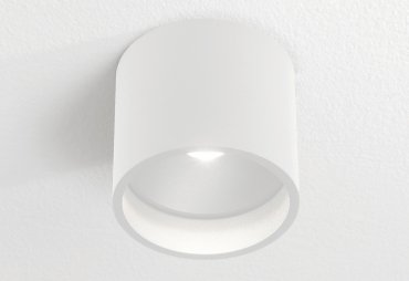MODÈLE D’EXPOSITION - Artdelight Ormond - plafonnier - Ø 11 x 10 cm - 7W dimmable LED inclus - IP54 - blanc