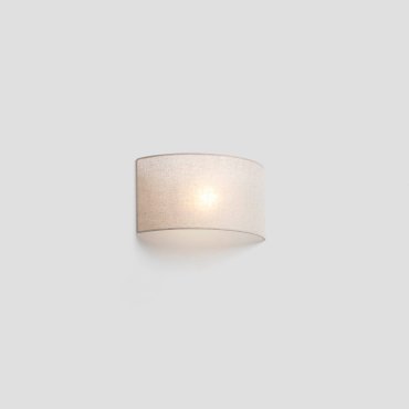 Faro Otton curve - applique - 11,5 x 20 x 37,5 cm - jute clair