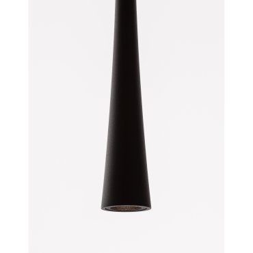 Nova Luce Goccio - lampe suspendue - Ø 3 x 160 cm - 7W LED inclus - noir