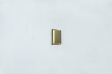 Artdelight Diaz Small - applique murale - 4 x 10 x 15 cm - 2 x 3W LED inclus - IP54 - or brossé