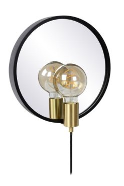 Lucide Reflex - miroir éclairant - 31 x 12 x 33 cm - noir
