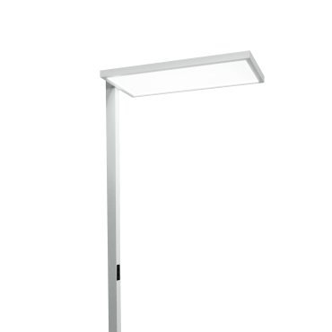 ONE Light Office Floor Stand Range - lampadaire - 200 cm - 60W dimmable LED inclus - blanc
