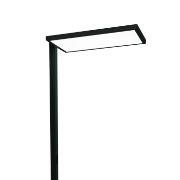 ONE Light Office Floor Stand Range - lampadaire - 200 cm - 60W dimmable LED inclus - noir