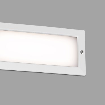Faro Stripe - applique encastrée - 23,3 x 7,7 x 10 cm - 5W LED inclus - IP54 - blanc givré