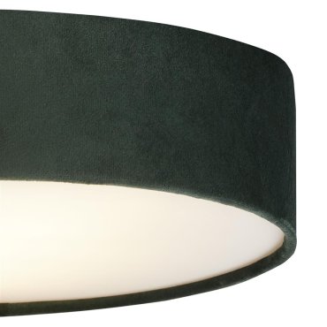 Searchlight Drum - plafonnier - Ø 50 x 10 cm - vert