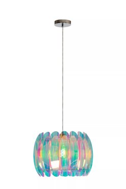 Lucide Glinstar - lampe suspendue - Ø 40 x 160 - multicolore