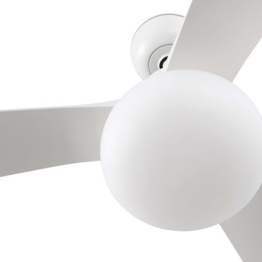 Faro Outwood L - ventilateur de plafond avec lumière - Ø 150 cm - IP44 - blanc mat